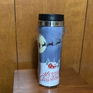 Kohl's ~ Merry Christmas Thermal Travel Mug~ BPA FREE 🎄🆕